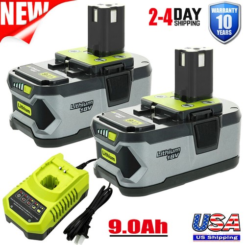 2X 9.0Ah For RYOBI P108 P109 18V 