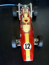 Vintage Tin Toy 1960's Bandai F-1 Lotus w/cabled remote control, Working Exc.