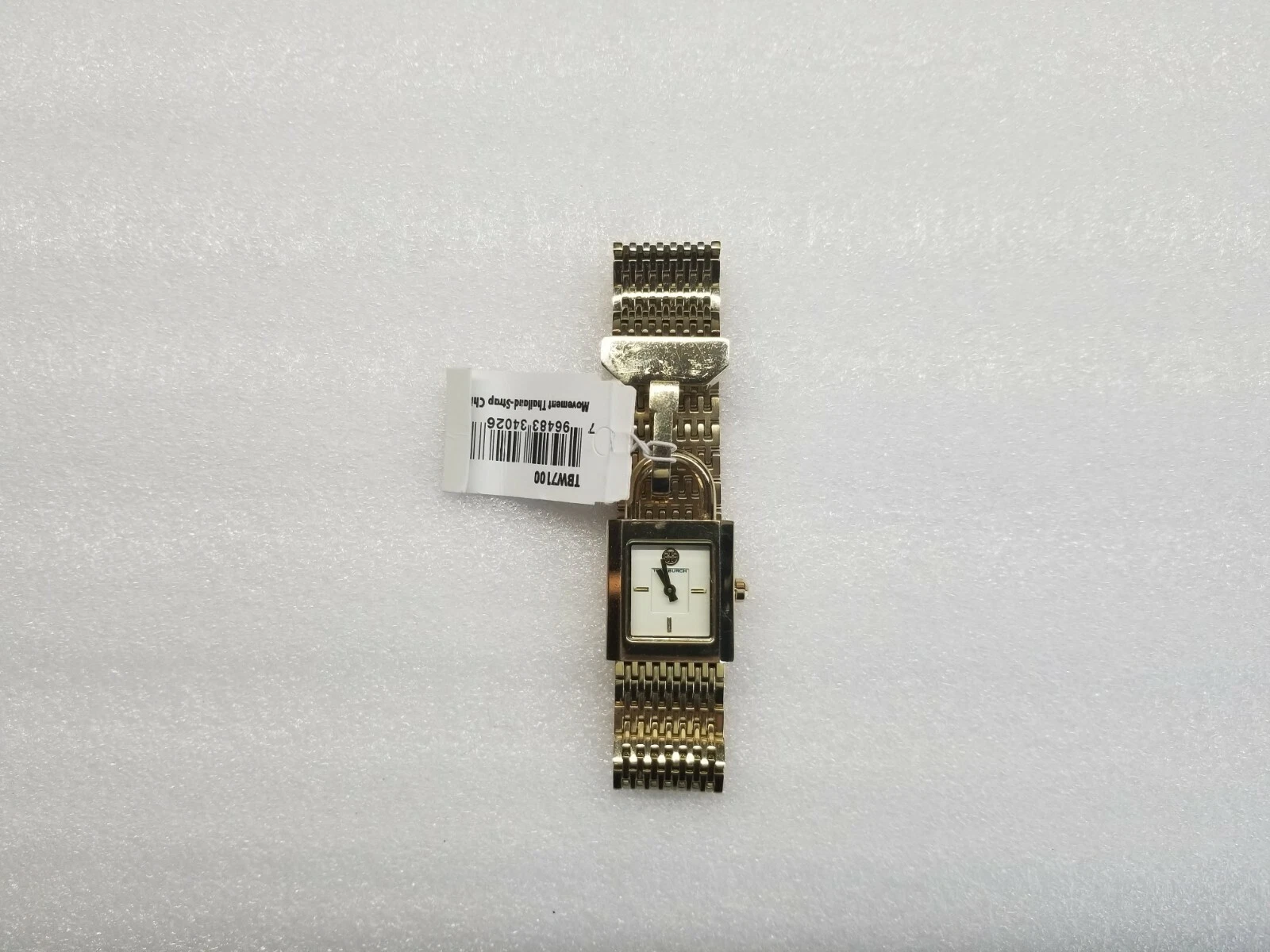 OROLOGIO DONNA TORY BURCH SURREY QUADRANTE AVORIO COLOR ORO ST.STEEL TBW7100