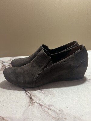 Paul Green Munchen Women's Wedge Shoe Brown Suede