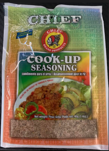 Chief Cook-Up Gewürz 40 g Beutel (3er Pack) Produkt aus Trinidad - Bild 3 von 5