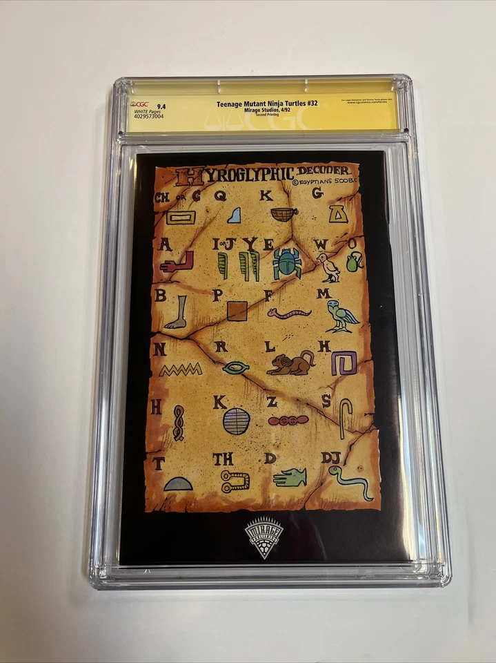 TMNT Teenage Mutant Ninja Turtles (1992) # 32 (CGC 9.4 SS Eastman) 2nd Print - Image 4 of 4