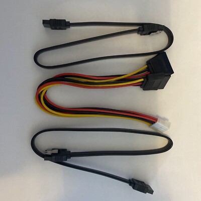 Hikvision Hilook DVR SATA Twin & Stromkabel x2 HDD Festplattenspeicher 4PIN