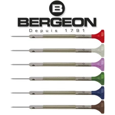 Bergeon 30081 Watchmaker's Flat Head Screwdriver with Swivel Head Swiss Made