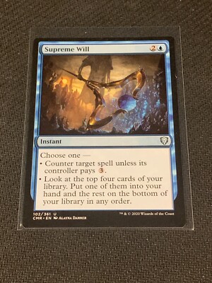 Magic the Gathering Commander Legends Supreme Will