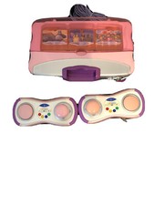 Vtech Vsmile V-motion Active Learning System TV Console box w/3 Games Pink HTF