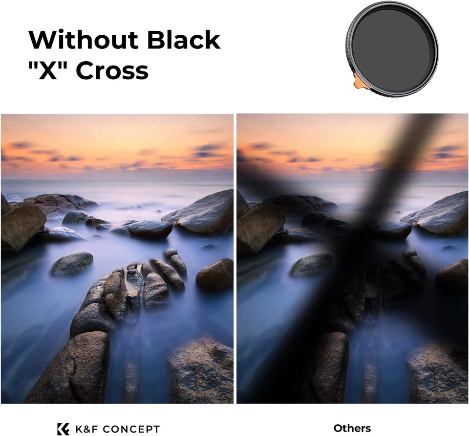 K&F Concept True Color Variable ND2-32 ND Lens Filter Adjustable 6267/72/77/82mm - Image 4 of 4