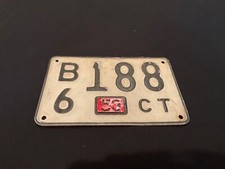 1953 Connecticut CT Automobile License Plate B6 188