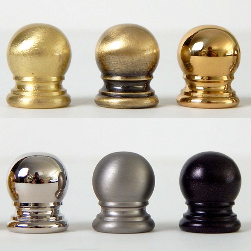 Solid Brass Ball Lamp Finials 1/427F Various Finishes Available eBay