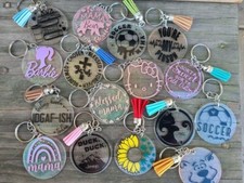 Handmade keychains Home made key chains with tassels