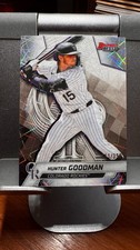 2025 Bowman's Best - HUNTER GOODMAN Lazer Refractor SP /350 #41 Colorado Rockies