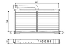 Wärmetauscher Innenraumheizung VALEO 811570 für 422 4F5 4F2 AUDI A6 R8 C6 Avant