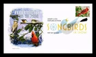 DR JIM STAMPS US COVER SONGBIRDS IN THE SNOW FIRST DAY ISSUE PANDA CACHET