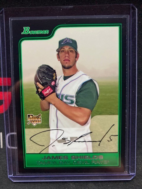 2006 Bowman Chrome Draft Prospects #BDP54 James Shields RC Tampa Bay Devil Rays