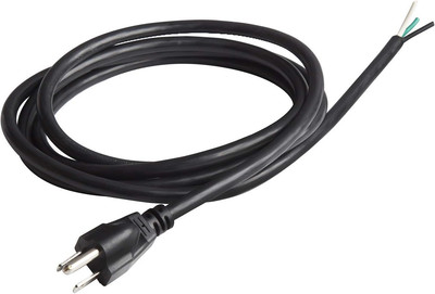 6Ft 18 Gauge 3 Prong Universal AC Appliance Replacement Power Supply Cord Cable