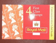 1998 GB Royal Mail 4 x 1st Stamp Booklet with Prince Of Wales label UL006
