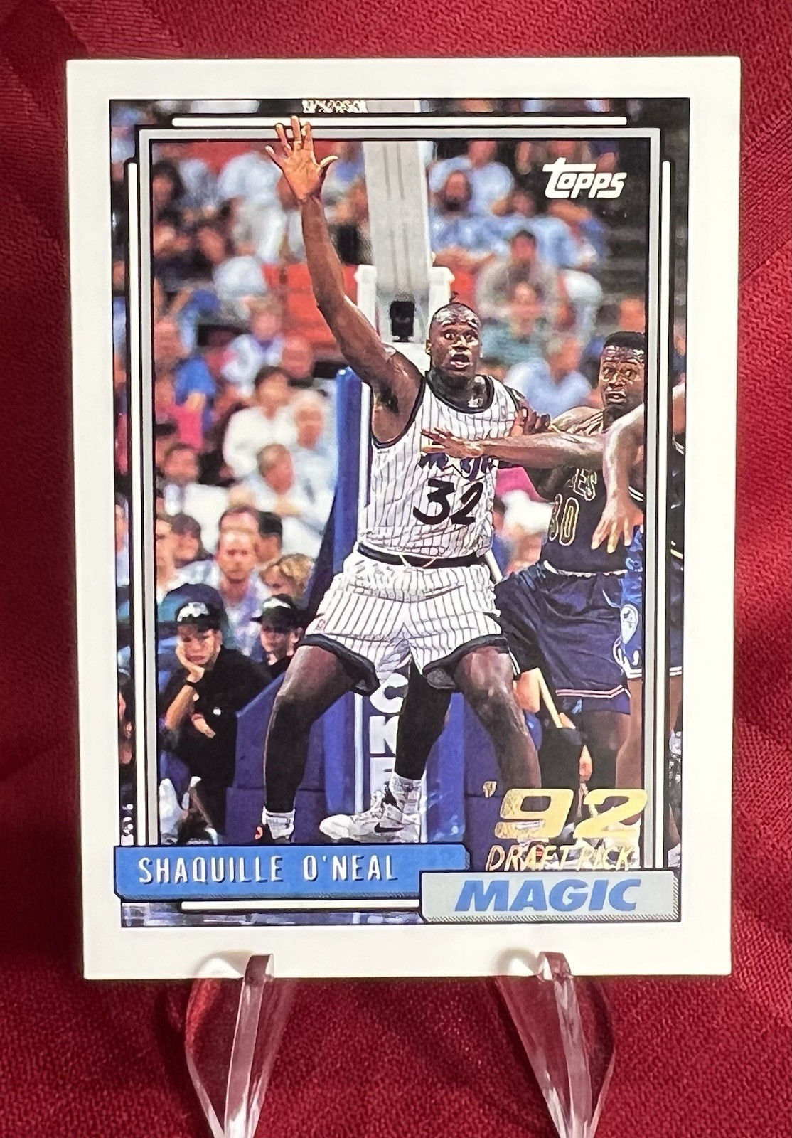 1992 TOPPS SHAQUILLE O'NEAL DRAFT PICK ROOKIE CARD #362