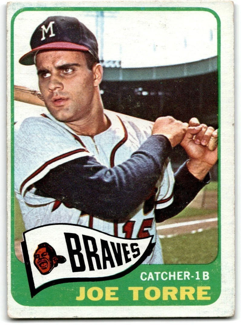 1965 O-Pee-Chee Joe Torre "RARE OPC SET BUILDER" in VG to EX" Milwaukee Braves