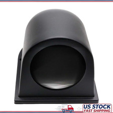 Universal Black 52mm Single Hole Gauge Pod 2 Abs Plastic Dash Mount Cup Holder