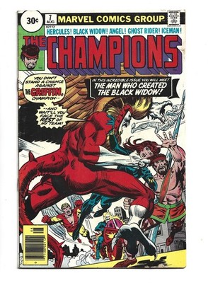 Champions #7, GD/VG 3.0, 30 Cent Price Variant; 1st Darkstar; Black Widow