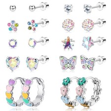 Hypoallergenic Earrings for Girls Women Surgical Steel Cute Baby Kids Toddler Ea
