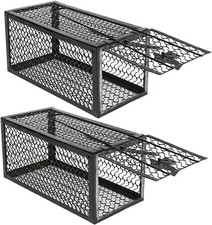 2 Pcs Humane Rat Traps Mouse Traps Work Small Rodent Animal-Mice Catch Release