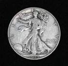 1938-D Walking Liberty Half Dollar - VF