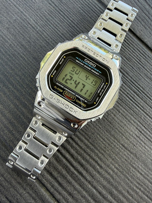 Casio G-Shock DW 5600E All Stainless Bezel And Bracelet | eBay