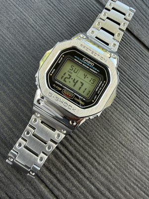 Casio G-Shock DW 5600E All Stainless Bezel And Bracelet | eBay