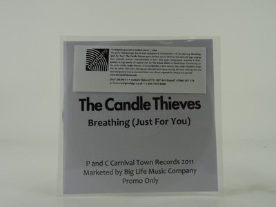 THE CANDLE THIEVES BREATHING (JUST FOR YOU) (A95) 1 Track Promo CD Single auch W