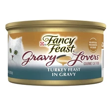 23 Packs Purina Fancy Feast Gravy Lovers Turkey Feast Grilled Gourmet Cat Food