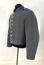 Confederate Richmond Depot Type 1 Jacket of Silver Grey with Blue Trim Size 46