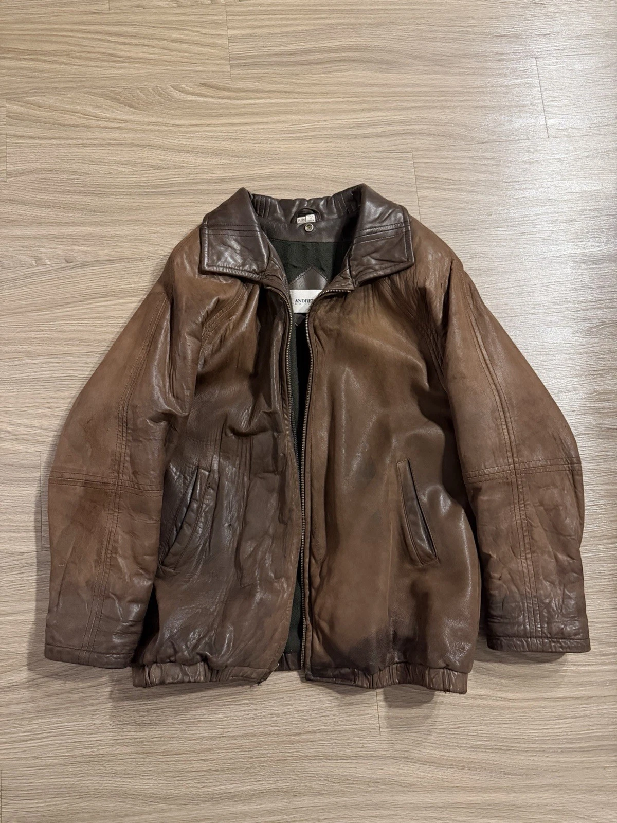 Vintage Andrew Marc Genuine Leather Jacket - product detail image 1