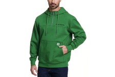 John Deere Men's Quarter Zip Pullover Hoodie Sweatshirt Kangaroo Pocket - Size M