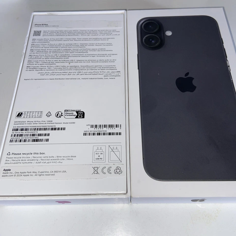 Boite vide iPhone 16 Plus - Immagine 2 di 4