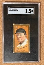 1911 T205 John McGraw SGC 1.5
