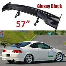 Gloss Black 57 Rear Spoiler Wing Truck Gt Style Abs Plastic For Acura Rsx 02-06 Gloss Black 57 Rear Spoiler Wing Truck Gt Style Abs Plastic For Acura Rsx 02-06
