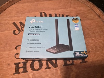 TP-Link Archer T4U Plus AC1300 Wireless Dual Band MU-MIMO USB 3.0 Wi-Fi Adapter