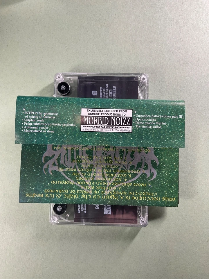 Marduk Opus Nocturne Cassette Black Metal 90s Morbid Records Foto 2 de 4