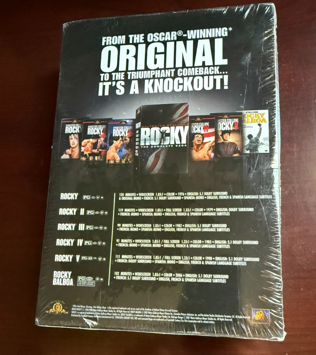 Rocky - The Complete Saga Collection (DVD, 2009, 6-Disc Set