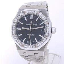 Audemars Piguet Royal Oak Stainless Steel Black Men's Watch 15451ST.ZZ.1256ST.01
