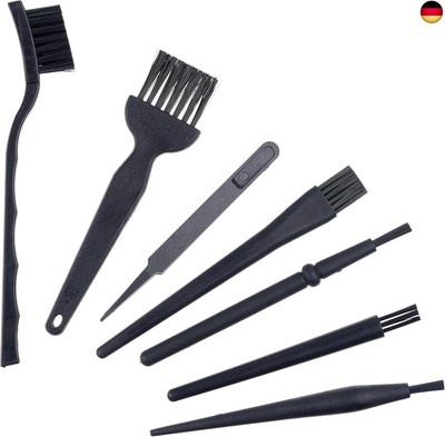 Camkix Mehrzweckbürsten - 9er Pack - 7 Mehrzweckbürsten, 1x Antistatikpinzette,