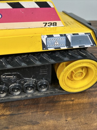 Tonka 738 Bulldozer pressofuso metallo e plastica 18" giallo - Foto 19 di 24