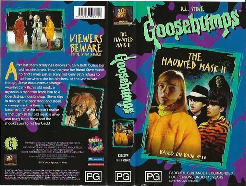 GOOSEBUMPS THE HAUNTED MASK 11 VHS VIDEO PAL~ A RARE FIND