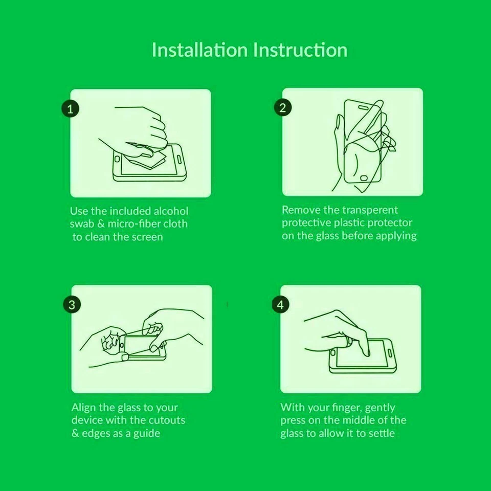 2 Pack Tempered Glass Screen Protector For Apple iPad 8th Generation 10.2 (2020) - Image 4 of 4