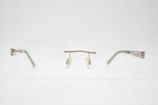 Glasses Rodenstock R 2275 TITAN Goldbronze Rimless Eyeglasses Frame New