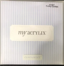 Close to my Heart Acrylix stamp set A1058 Funky Confetti