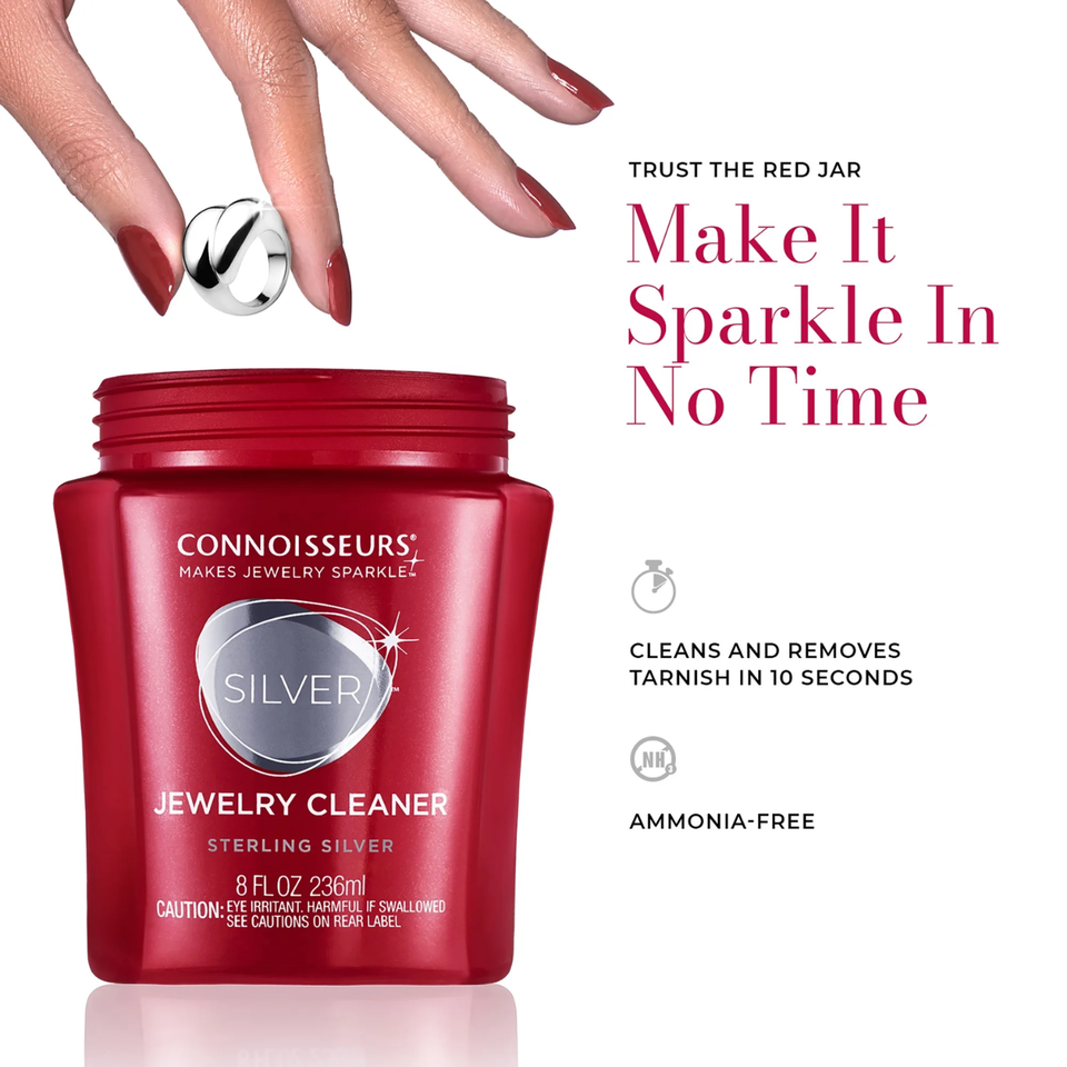 1PK Connoisseurs Silver Jewelry Cleaner, Liquid Dip Jewelry Cleaner in