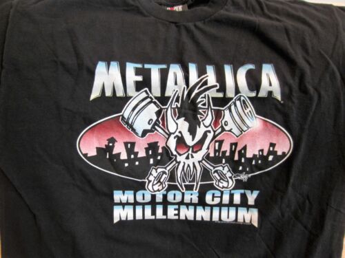 Vintage METALLICA Concert Shirt XL New Years Eve 1999-2000 Motor City     - Picture 1 of 8