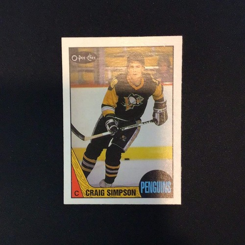 1987-88 O-Pee-Chee #80 Craig Simpson